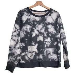 Grayson Threads Woman’s Gray Tie Dye Pullover Sweater Size Medium